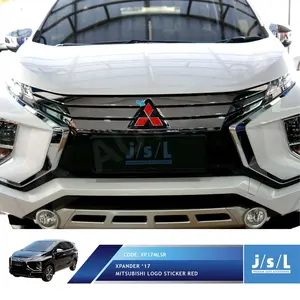 Stiker Logo Mitsubishi Xpander Merah Depan Belakang Sticker Tahan Air