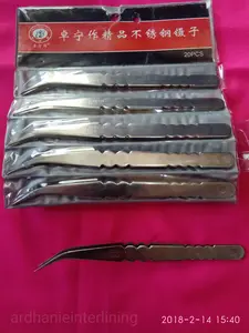 pinset / penjapit benang bengkok