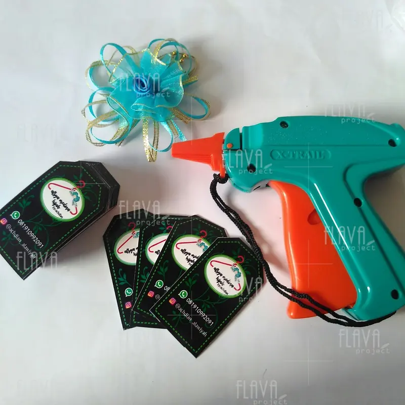 tag pin refil isi tag gun 25mm isi 5000pcs - tembakan label hangtag - tembakan laundry garment Plastik Putih 1
