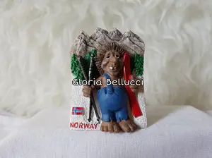 SOUVENIR TEMPELAN MAGNET KULKAS NEGARA NORWAY NORWEGIA