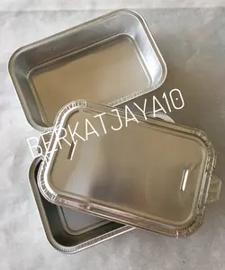 BX 4381 Aluminium Foil Tray dan tutup nya / Lid Alumunium