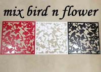 Gambar VINTAGE 3D MIX FLOWER N BIRD /TIRAI GANTUNG / PARTISI PENYEKAT RUANGAN - Hitam dari METHWALLSTICKER Kab. Bekasi 3 Tokopedia