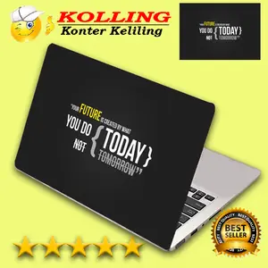 Garskin Laptop Typography 2 Skin Laptop Stiker