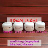 Gambar POT CREAM 15 GR PUTIH - PUTIH PP dari Ihsan Plast Kab. Malang 2 Tokopedia