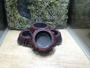 Wadah Minum Reptil Tarantula Resin Size S - Lingkar Luar 7cm, Dalam 4cm, Kedalaman 2cm