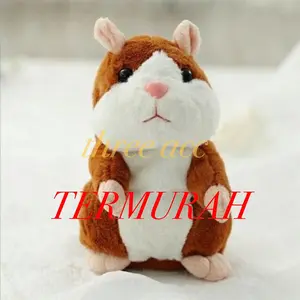 Talking Hamster Toy Kids Doll Mainan Anak Bayi Boneka Mimicry Pet Cute