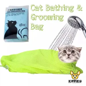 Cat Grooming Bathing Bag - Kantong Tas Mandi Kucing