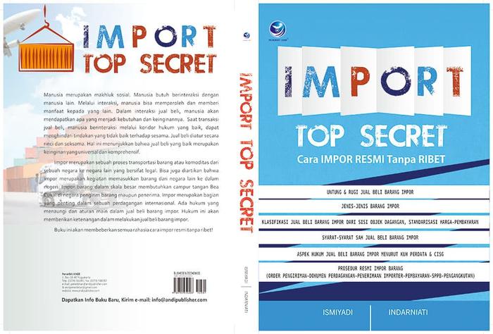 Gambar Import Top Secret; Cara Import Resmi Tanpa Ribet dari Andi Publisher Kab. Sleman Tokopedia