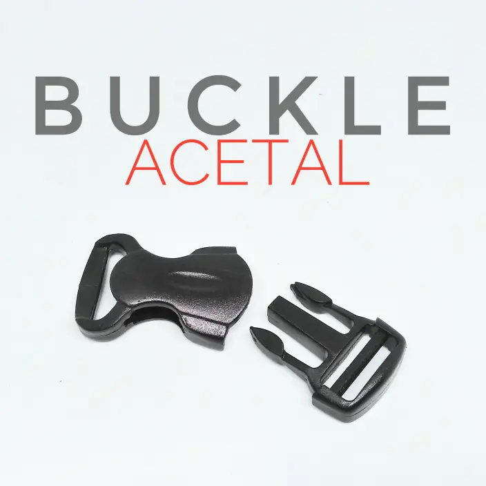 Buckle Gesper Ceklekan Sodok Slop 25 mm Double Coin Acetal