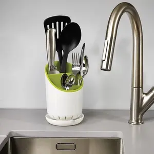 HOLDER SENDOK - HOLDER PISAU - CUTLERY DRAINER ORGANIZER - RAK PISAU