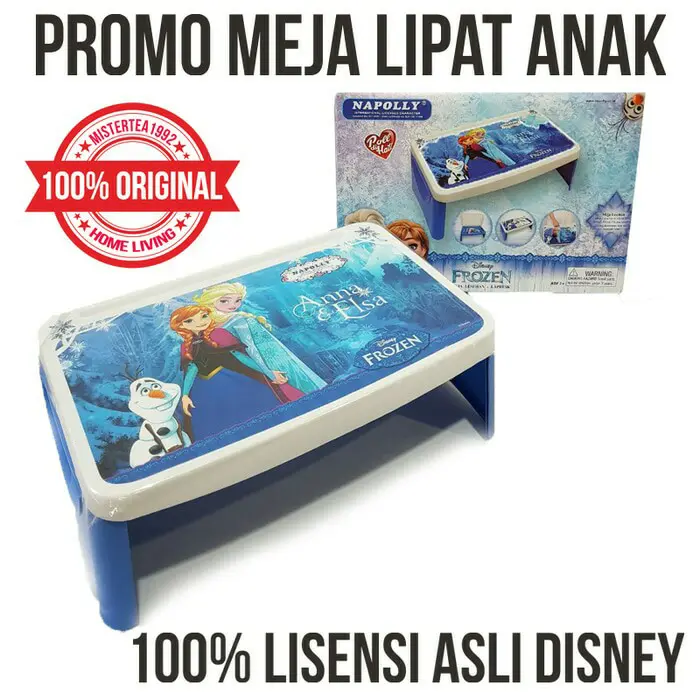 Meja Belajar Anak Lipat Lesehan Karakter