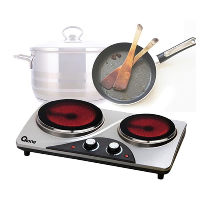Gambar Oxone - Double Ceramic Stove OX655D dari ELEKTROPEDIA Kota Administrasi Jakarta Pusat Tokopedia