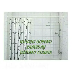 Tiang horden lurus kamar mandi/Tiang hordeng/shower curtain