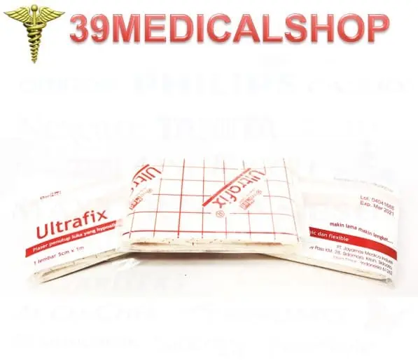 PLESTER PUTIH ULTRAFIX 5CM X 1M - PLESTER ULTRAFIX 5X1 ECERAN 3