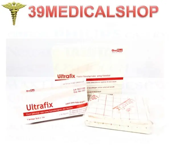 PLESTER PUTIH ULTRAFIX 5CM X 1M - PLESTER ULTRAFIX 5X1 ECERAN 2