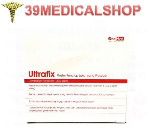 PLESTER PUTIH ULTRAFIX 5CM X 1M - PLESTER ULTRAFIX 5X1 ECERAN 1