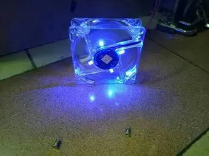 Fan Casing 8Cm Transparant Led