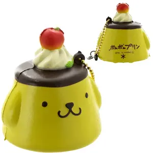 Gantungan Kunci dan Plugy Pompompurin Squishy - Pudding