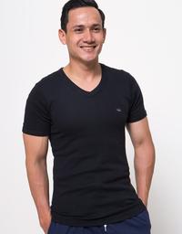 Gambar Kaos Oblong Hitam Crocodile V - Neck dari Grosir Pasar Klewer Solo Kota Surakarta 4 Tokopedia