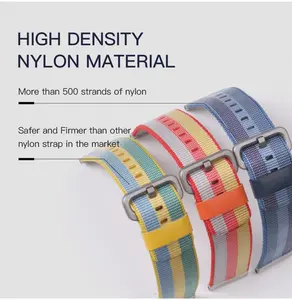 SIKAI Nylon Strap Band for Samsung Gear Sport 2017 SM-R600 20mm