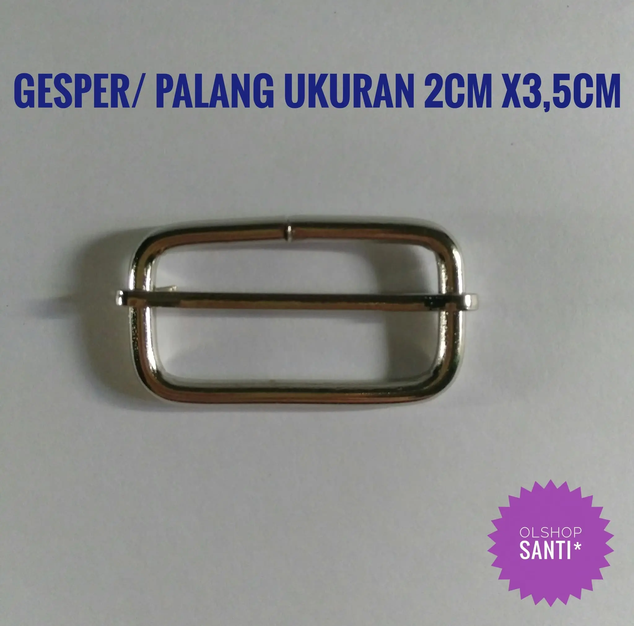 Gesper Tas / Ring Jalan 2 cm x 3,5 cm
