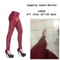 Gambar Legging Latex Doff Black Hitam Kulit dari funfashionstore_NEW Kota Bandung 2 Tokopedia
