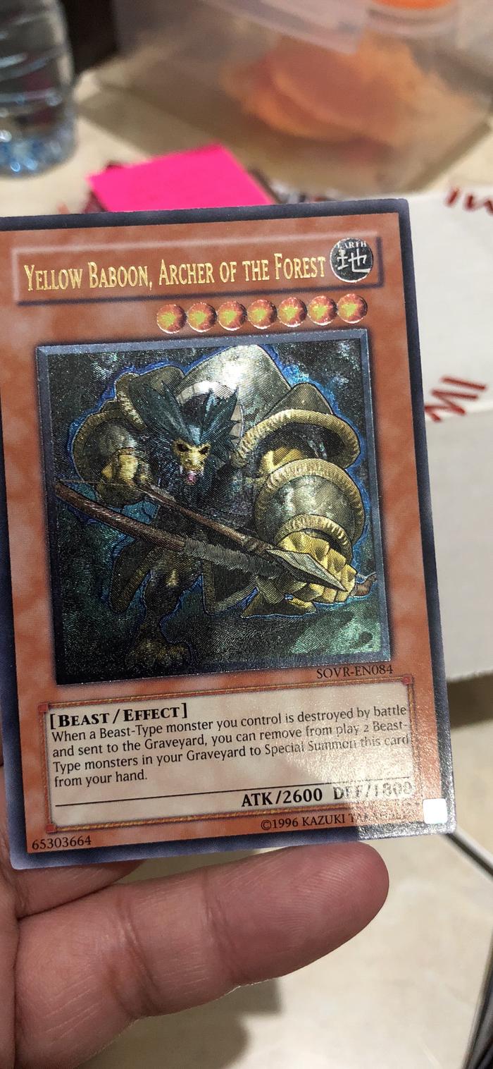 yugioh baboon cards Amazon.com: Yu-Gi-Oh! - Green Baboon, Defender of the Forest (YuGiOh TCG  Card) 2009 Yu-Gi-Oh! - Retro Pack 2 [Base] main image 0