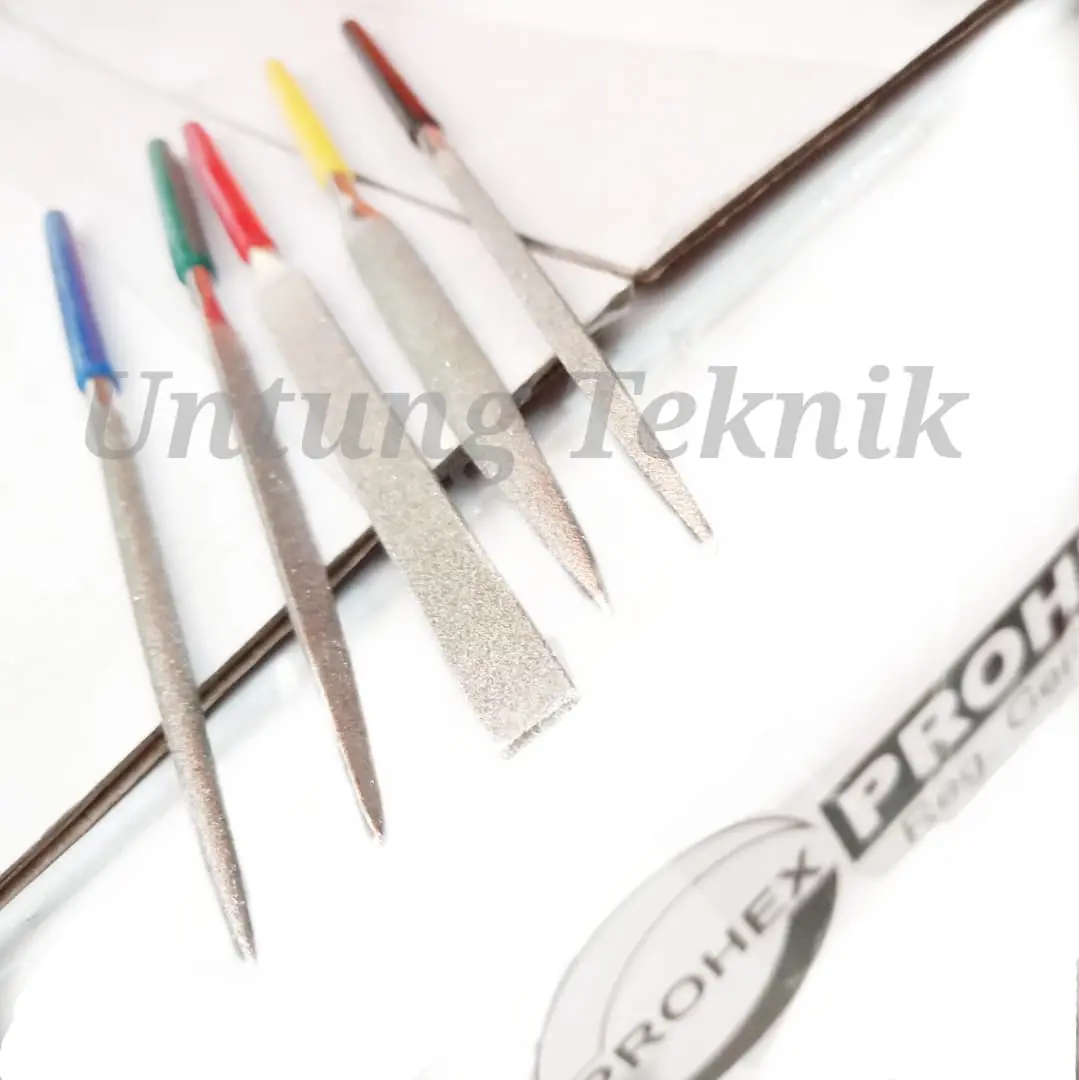 PROHEX 3mm Kikir Diamond Set 5 pcs - Needle Diamond File set
