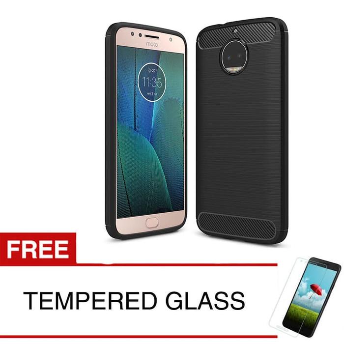 Gambar Case for Motorola Moto G5s Plus / XT1805 - Black Carbon Soft Case dari Mentari Grasindo Teknik Kota Administrasi Jakarta Barat Tokopedia