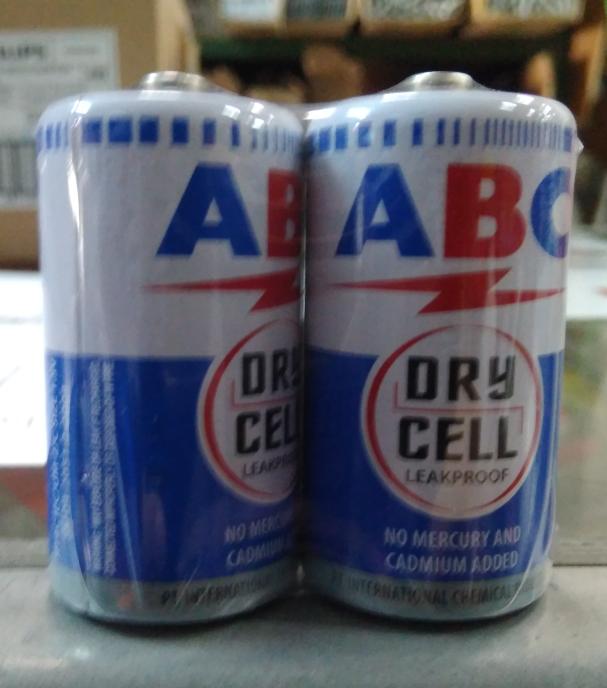 Baterai ABC Dry Cell tanggung biru 2pcs ukuran size C R14 UM-2 - Shop ...
