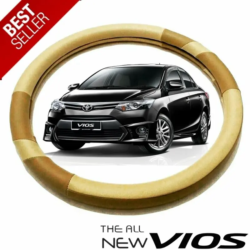 Cover Stir Sarung Setir Mobil Toyota ALL New VIOS Hitam 2