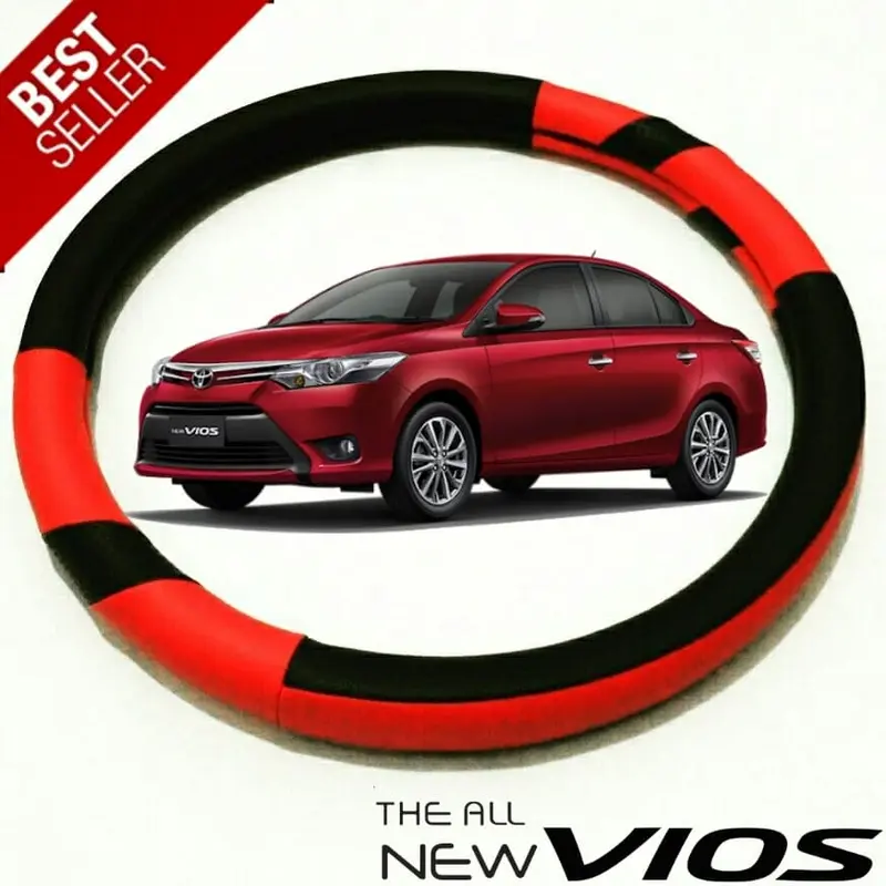Cover Stir Sarung Setir Mobil Toyota ALL New VIOS Hitam 3