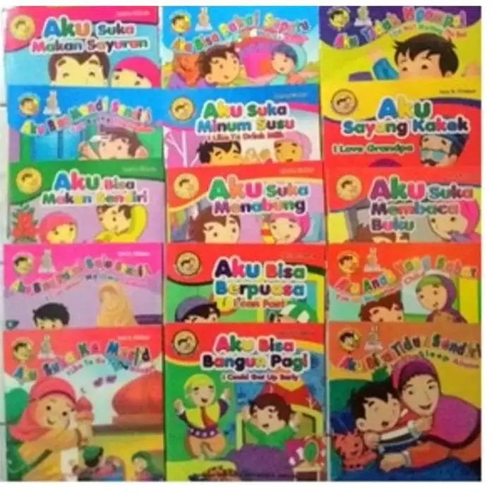 Buku Cerita Anak dua bahasa - Seri Balita Pintar 0