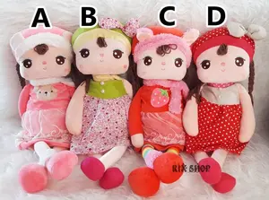 Boneka Import Little Girl Dress Warna Warni Size 47cm