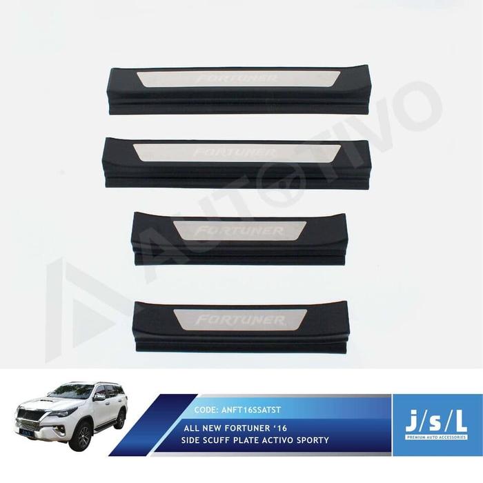 Gambar JSL Sillplate Samping All New Fortuner Model Activo Sporty dari Autotivo Official Kota Administrasi Jakarta Utara Tokopedia