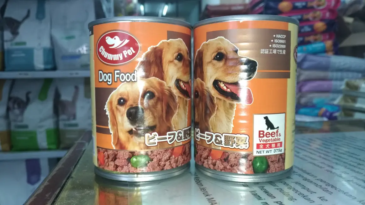 Chummy Pet Dog food Rasa Beef vegetable 375 gr