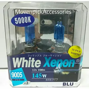Bohlam White Xenon BLU 9005 HB3 12V 100W Korea