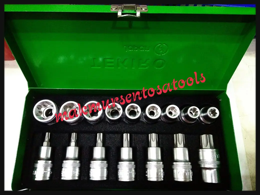 MATA SOCK L BINTANG STARBIT SOCKET SET 1/2" 16PCS TEKIRO