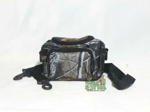 Travel Pouch Tas Jalan Jalan Sugar Glider Coklat Keren -Kedai Satwa