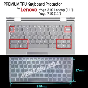 Keyboard Protector for LENOVO YOGA 310-11 710-11  -  Premium TPU Clear