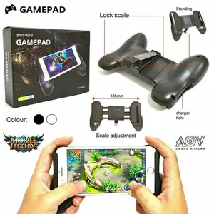 Gamepad + Standing Holder Hand Grip Holder Joystick Moba Analog Mobile