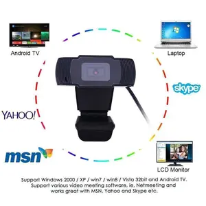 USB Web Kamera Fleksibel + Mikrofon + Klip Stand u/ PC & Laptop -Promo