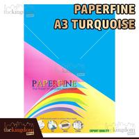 Gambar Paperfine Kertas HVS Warna A3 Turquoise Biru Tua Isi 100 Lembar Kode Warna 220 dari The Kingdom Shop Kota Administrasi Jakarta Utara 1 Tokopedia