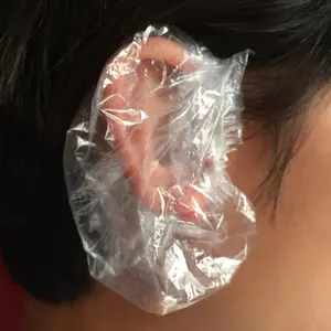 sepasang penutup telinga kuping plastik pelindung semir cat ear cover