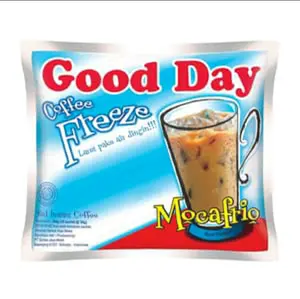GOOD DAY FREEZE MOCAFRIO [1 RENTENG Isi 10 Sachet x 30g] - Kopi Dingin Instan Seger Rasa Moka - Beli Banyak = Makin Murah!!!