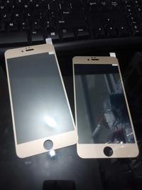 Gambar IPhone 6 Plus Tempered Glass Colour Anti Gores Kaca warna Screen Guard - Hitam dari TokoUniiq Kota Medan 2 Tokopedia