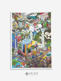 Gambar Bandung Pixel Art Poster A2 Ukuran Kertas 250 Gsm Laminasi Gloss Tanpa Frame Potret Kota Bandung Dengan Landmark dari kaisugih Kab. Bandung 1 Tokopedia