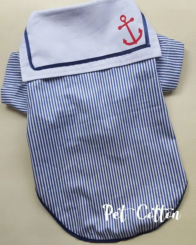 Baju anjing baju kucing lucu baju sailor