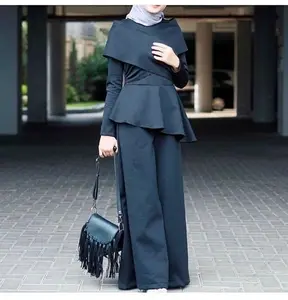 jumpsuit culloutes scuba hitam