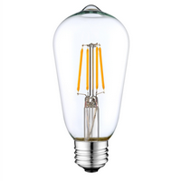 Gambar Lampu LED ST64 COG Dimmable Analog 4W 2200K 3+MEST64D dari 3plusprojects Kota Administrasi Jakarta Utara 1 Tokopedia